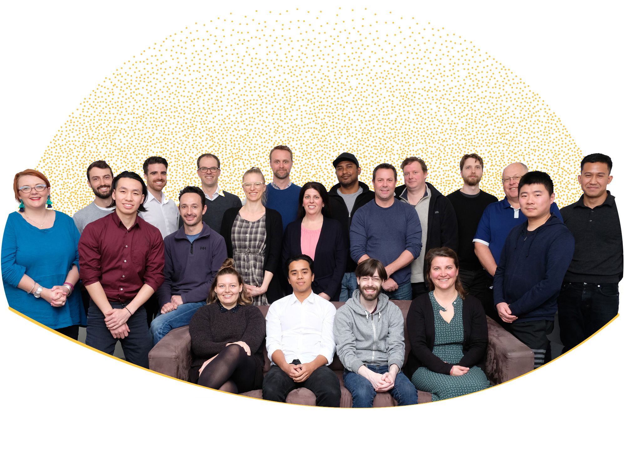 Image showing a group picture of Impact Data staff